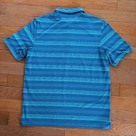 Vineyard Vines Shirt Mens L Performance Polo Shingle Creek Golf Club Striped‎ - Picture 2 of 8